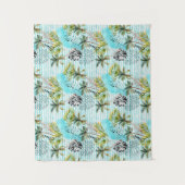 Abstraktes Watercolor-Palme-Muster Wandteppich (Vorderseite)