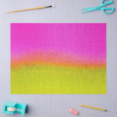 Abstraktes Watercolor-Rosa-orange Grün Seidenpapier (Basteln)