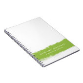 Abstraktes Watercolor Splash Personalisiertes Note Notizblock (Rechte Seite)