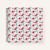 Abstraktes Watermelon-Muster Notizblock (Vorderseite)