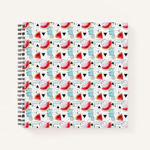 Abstraktes Watermelon-Muster Notizblock