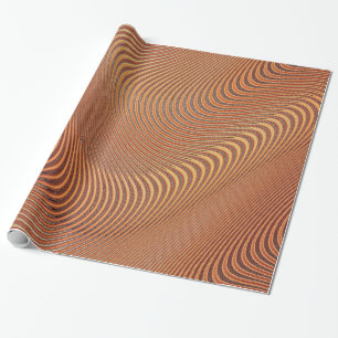 Abstraktes Wavy Art Wrapping Paper Geschenkpapier