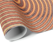 Abstraktes Wavy Art Wrapping Paper Geschenkpapier (Rolleneckpunkt)