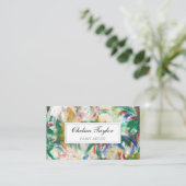 Abstraktes Wavy-berufliche Visitenkarte (Stehend Vorderseite)