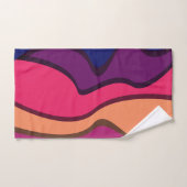 Abstraktes Wavy Blanket-Design Badhandtuch Set (Handtuch)