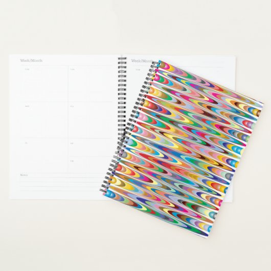 Abstraktes Wavy-Muster Planer (Anzeige)