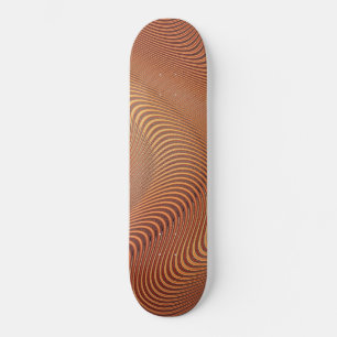 Abstraktes Wavy-Skateboard Skateboard