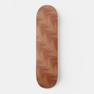 Abstraktes Wavy Strip Skateboard