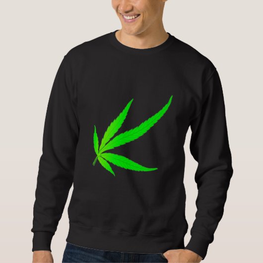 Abstraktes Weaf Sweatshirt (Vorderseite)