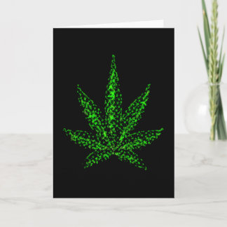 Abstraktes Wegeleaf Karte