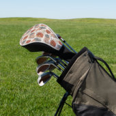 Abstraktes weibliches Gesichtsmuster Golf Headcover (In SItu)