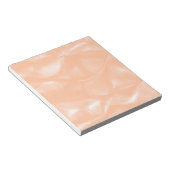 Abstraktes Weichmuster für die Farbe Peach Fuzz Notizblock (angewinkelt)