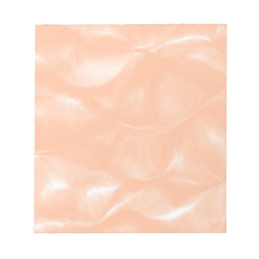 Abstraktes Weichmuster für die Farbe Peach Fuzz Notizblock (Vorderseite)
