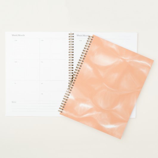 Abstraktes Weichmuster für die Farbe Peach Fuzz Planer (Anzeige)