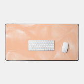 Abstraktes Weichmuster für die Farbe Peach Fuzz Schreibtischunterlage (Tastatur & Maus)