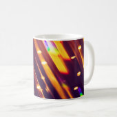 Abstraktes Weihnachten Goldene Funken oder Glitter Kaffeetasse (VorderseiteRechts)