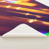 Abstraktes Weihnachten Goldene Funken oder Glitter Sherpadecke (3/4)