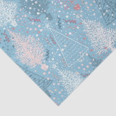 Abstraktes Weihnachtsbaummuster 2 Gewebepapier Seidenpapier (Detail)