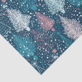 Abstraktes Weihnachtsbaummuster Seidenpapier (Detail)