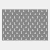 abstraktes Weihnachtsbaumpapier Geschenkpapier Set (Vorderseite 3)