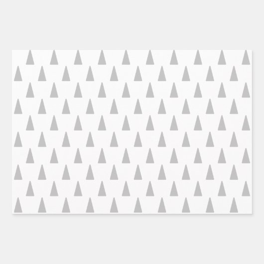 abstraktes Weihnachtsbaumpapier Geschenkpapier Set (Vorderseite 2)