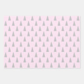 abstraktes Weihnachtsbaumpapier Geschenkpapier Set (Vorderseite)