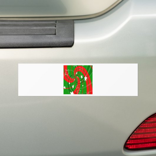abstraktes Weihnachtsmuster Autoaufkleber (Auf Auto)