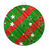abstraktes Weihnachtsmuster Dartscheibe (vorne)