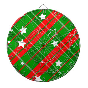 abstraktes Weihnachtsmuster Dartscheibe