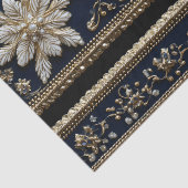 Abstraktes Weihnachtsmuster Seidenpapier (Detail)