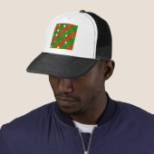 abstraktes Weihnachtsmuster Truckerkappe (Beispiel)