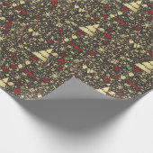 Abstraktes Weihnachtswrapping-Papier Geschenkpapier (Ecke)