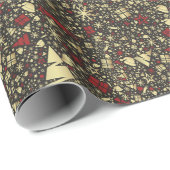 Abstraktes Weihnachtswrapping-Papier Geschenkpapier (Rolleneckpunkt)