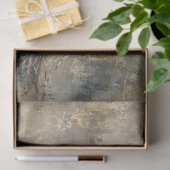 Abstraktes Weißes Pferd Gemälde Seidenpapier (Geschenk)