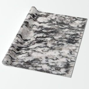 Abstraktes weißes und schwarzes Papppapier Geschenkpapier