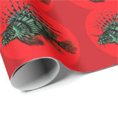 Abstraktes Weißfischweinpapier Geschenkpapier (Rolleneckpunkt)