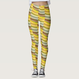 Abstraktes Wellenmuster #2 Leggings