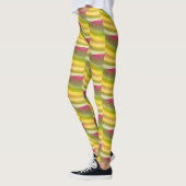 Abstraktes Wellenmuster #2 Leggings (Links)
