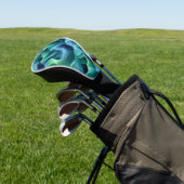 Abstraktes Wellenmuster des Ozeans Golf Headcover (In SItu)