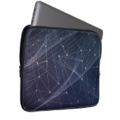 Abstraktes Wellenmuster Laptopschutzhülle (Vorne Rechts)