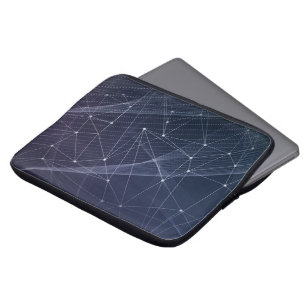 Abstraktes Wellenmuster Laptopschutzhülle