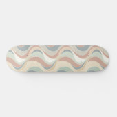 Abstraktes Wellenmuster Skateboard (Horizontal)