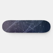 Abstraktes Wellenmuster Skateboard (Horizontal)