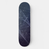 Abstraktes Wellenmuster Skateboard (Vorderseite)