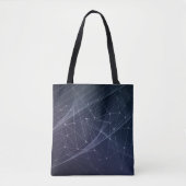 Abstraktes Wellenmuster Tasche (Vorderseite)