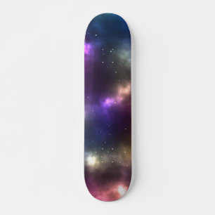 Abstraktes Weltraum-Sternbild-Design Skateboard