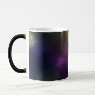 Abstraktes Weltraum-Sternbild-Design Verwandlungstasse