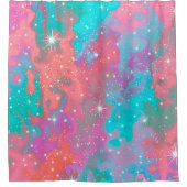 Abstraktes Weltraumwerk | Duschvorhang (Vorderseite)