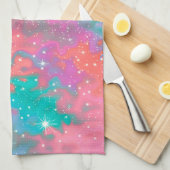 Abstraktes Weltraumwerk | geschirrtuch (Viertel Falte)