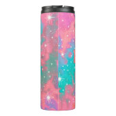 Abstraktes Weltraumwerk | Thermobecher Thermosbecher (Rückseite)